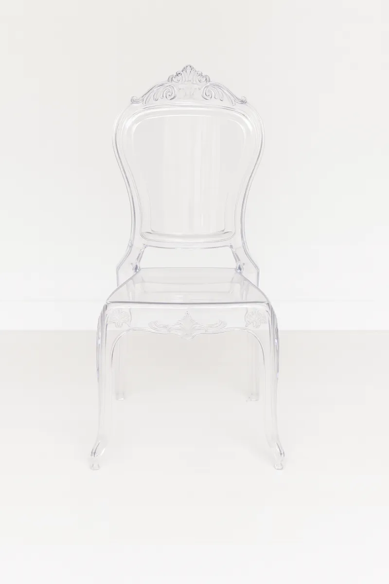 Clear Ghost Victorian Chair