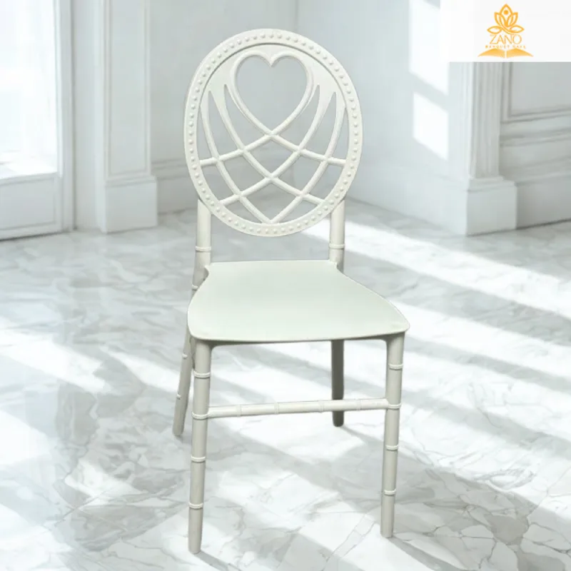 White Heart-Back Chiavari Chair