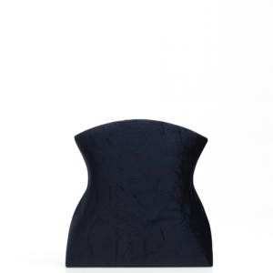 BLACK VELVET CUSHION CHAIR COVER