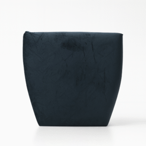 BLACK VELVET CUSHION CHAIR COVER